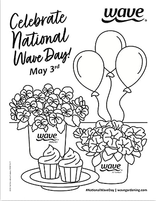 Black and white coloring page