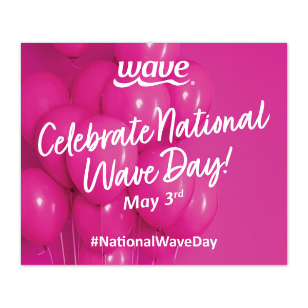 Image of Wave social media 300x250 background