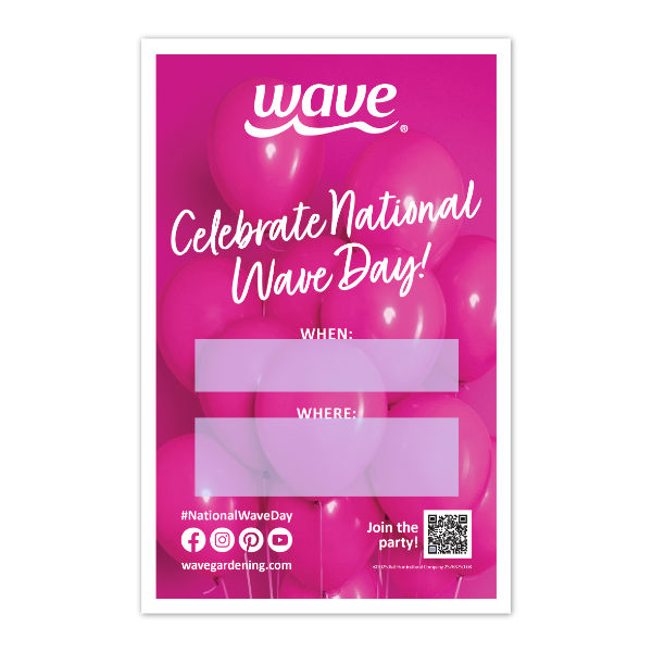 Image of Wave editable invitation